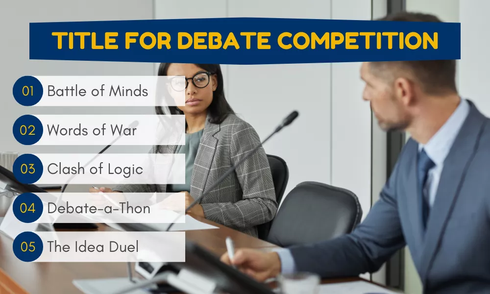 Catchy Title For Debate Competition Catchy Title For Debate Competition
