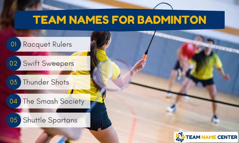 Badminton Team Names