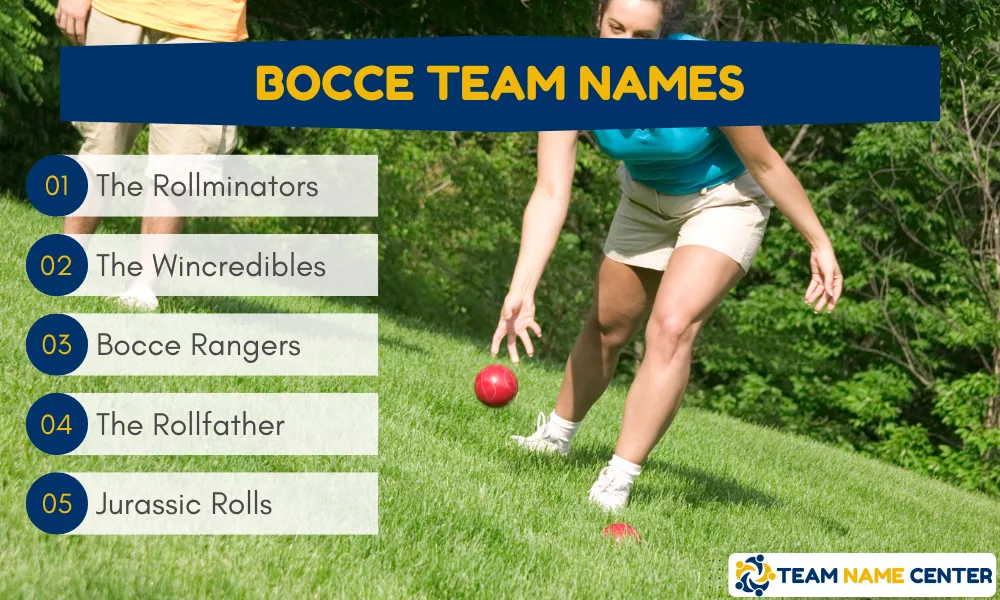 Bocce Team Names
