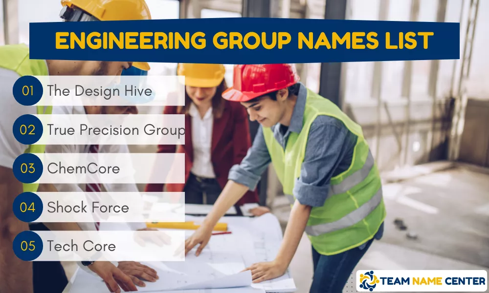 Engineering Group Names List Engineering Group Names List
