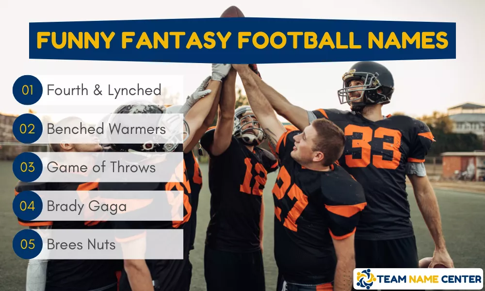 Funny Fantasy Football Team Names