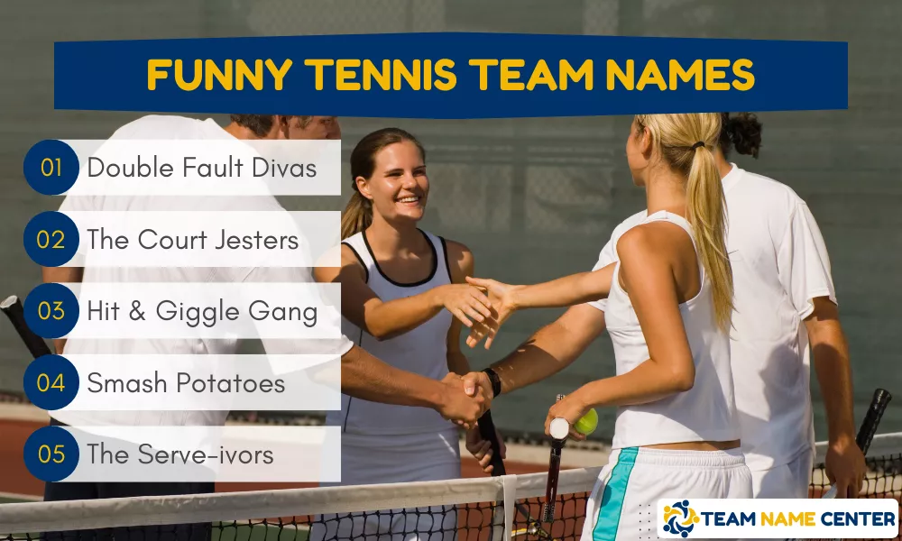 Funny Tennis Team Names