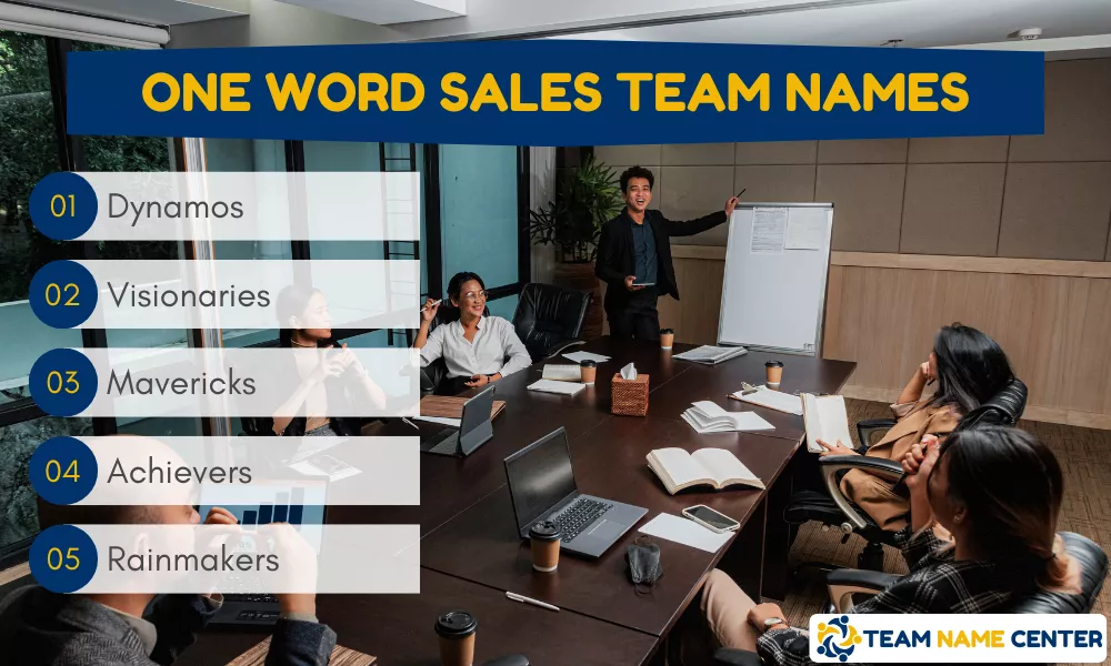 One Word Sales Team Names