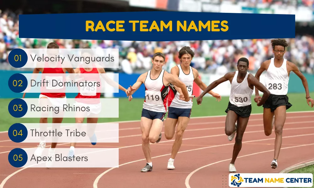 Race Team Names Race Team Names