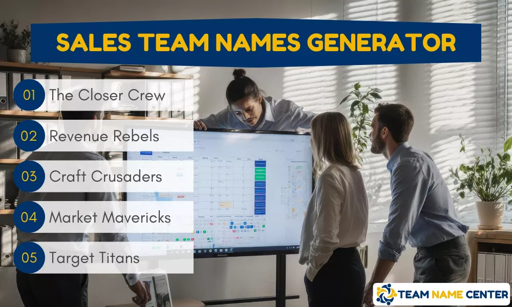 Sales Team Names Generator