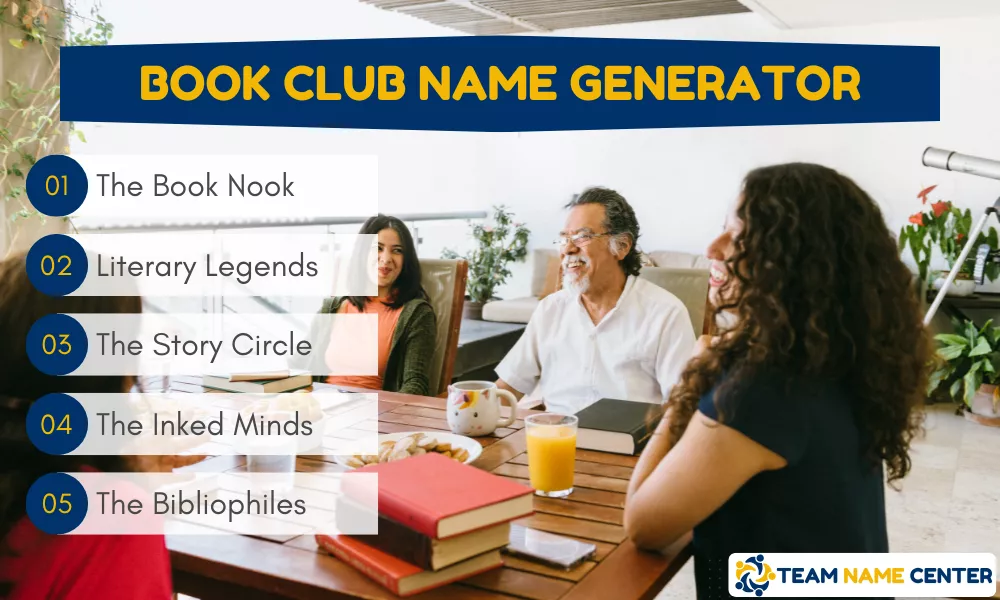 Book Club Name Generator
