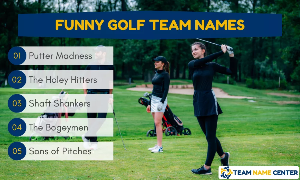 Funny Golf Team Names Funny Golf Team Names