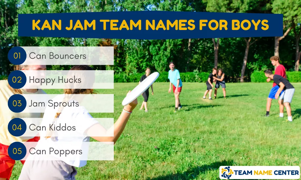 Kan Jam Team Name Ideas
