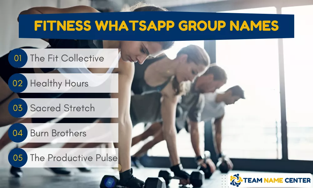 Fitness Team Names