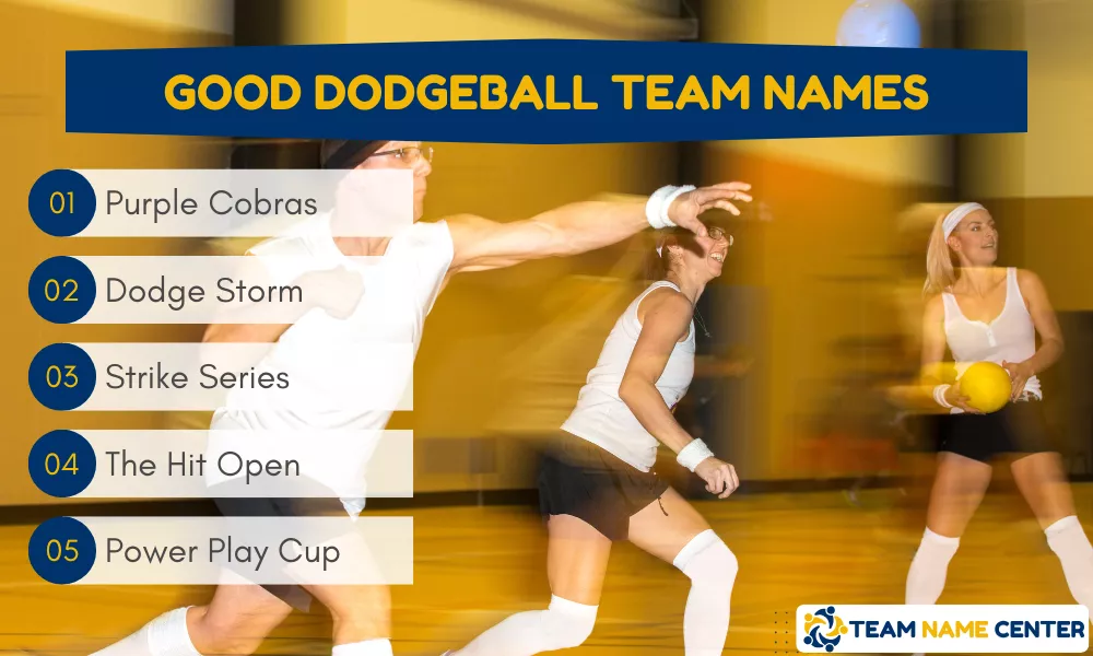 Good Dodgeball Team Names