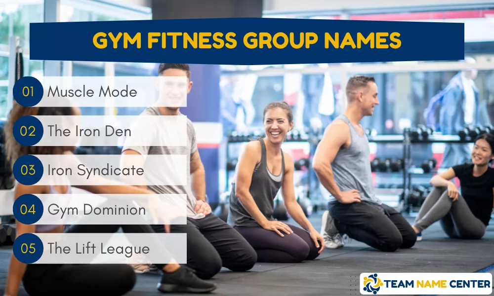 Gym Fitness Group Names