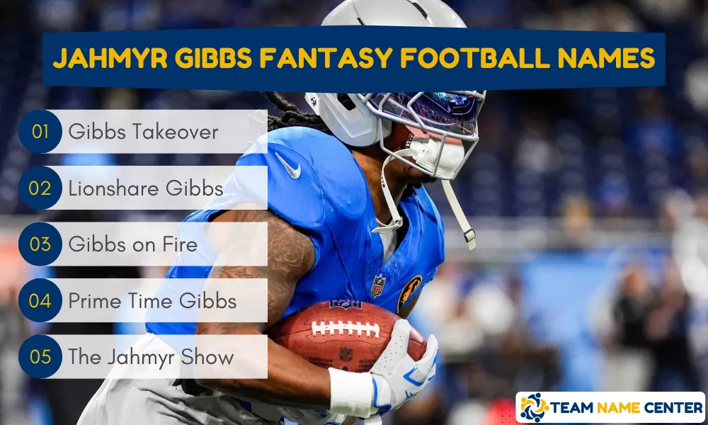 Jahmyr Gibbs Fantasy Names Jahmyr Gibbs Fantasy Names