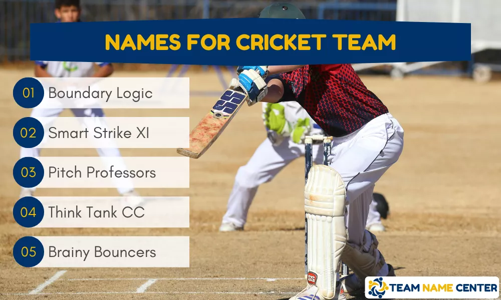 Names For Cricket Team