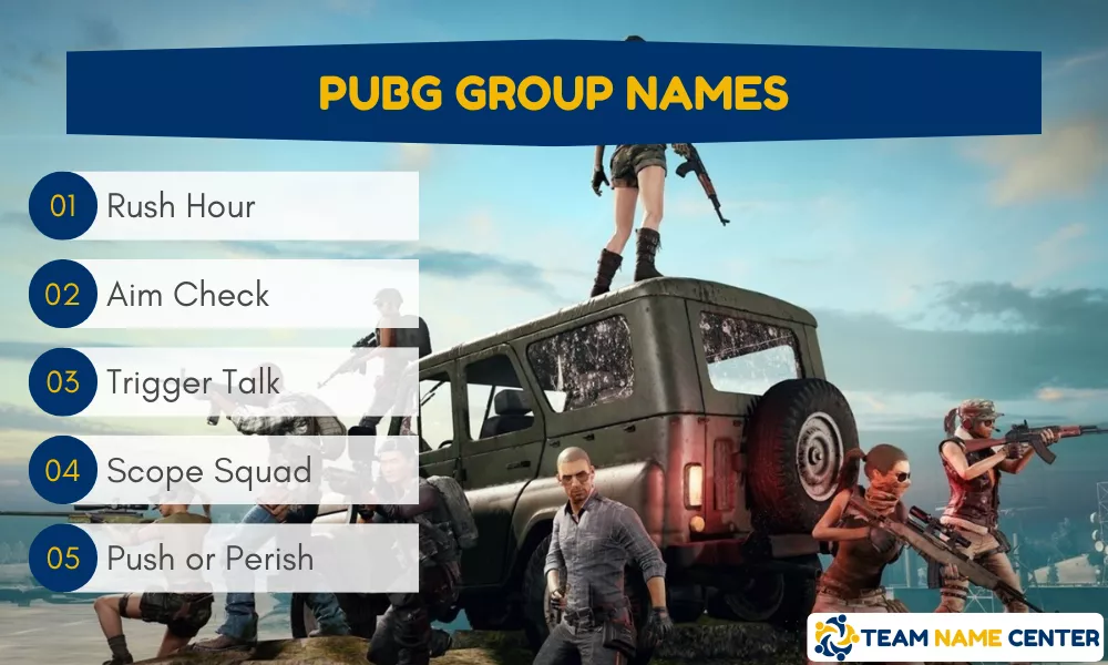 Pubg Group Names Pubg Group Names
