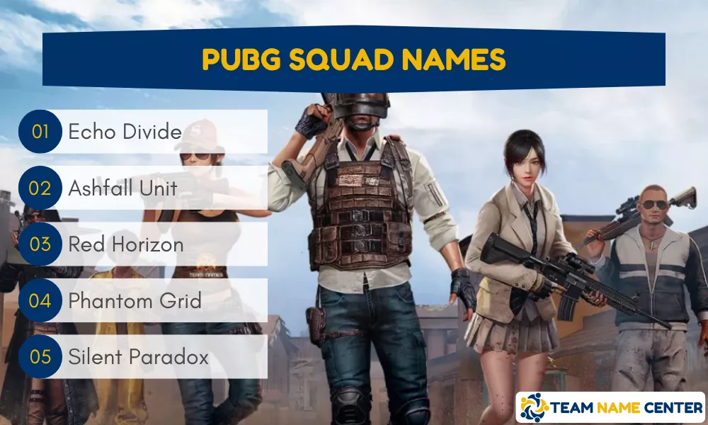 Pubg Team Names Pubg Team Names