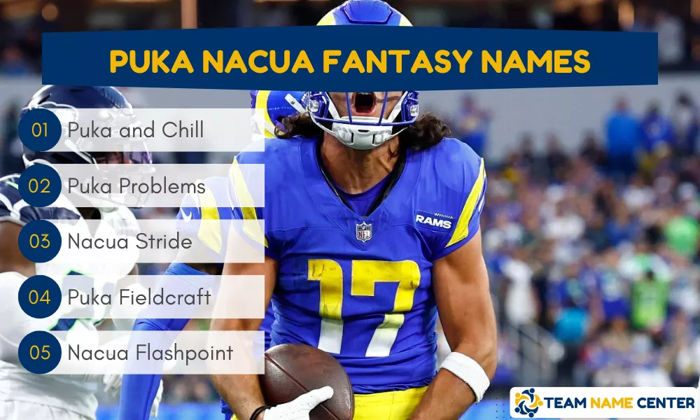Puka Nacua Fantasy Names Puka Nacua Fantasy Names