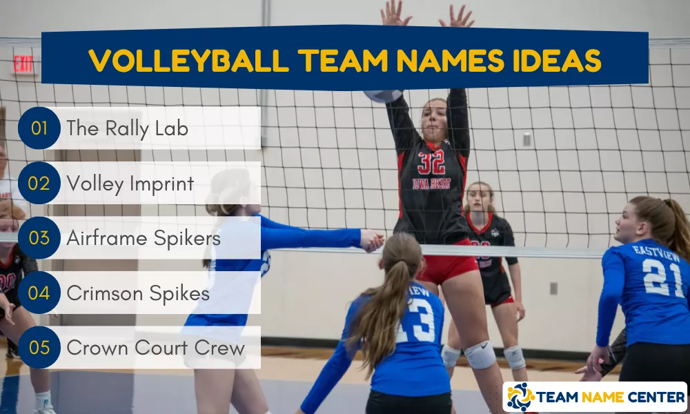 Volleyball Team Names Ideas
