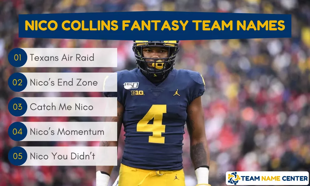 Nico Collins Fantasy Names Nico Collins Fantasy Names
