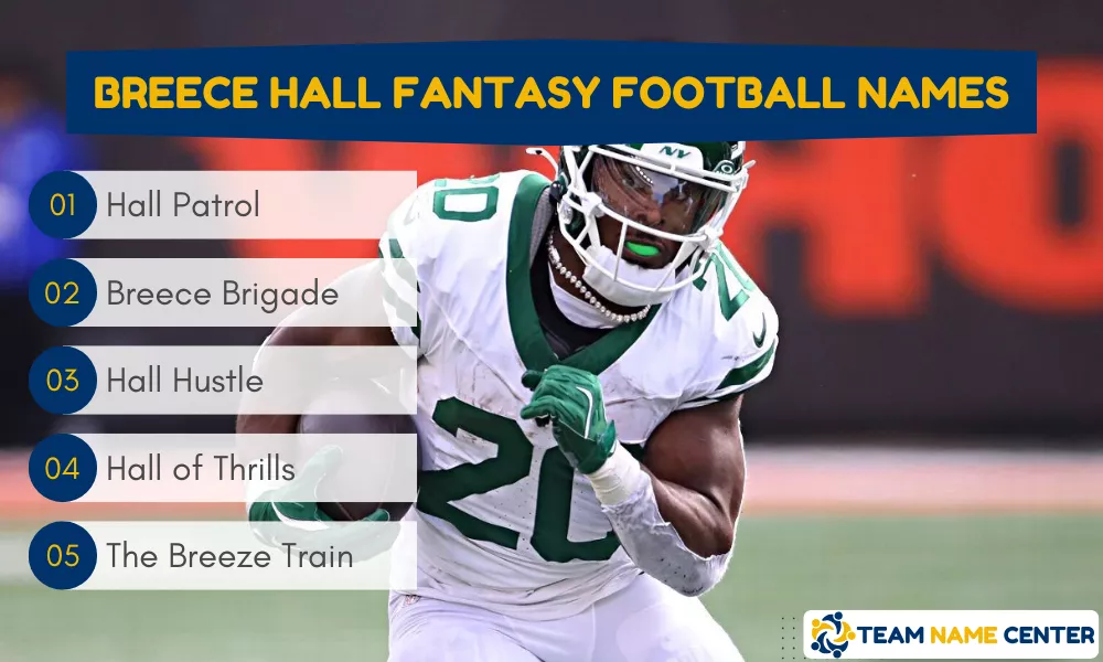 Breece Hall Fantasy Football Names