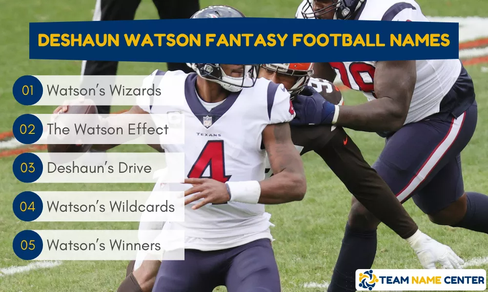 Deshaun Watson Fantasy Football Names