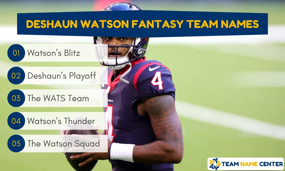 Deshaun Watson Fantasy Names