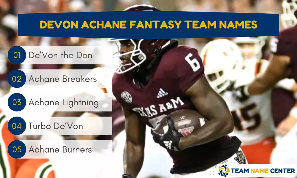 Devon Achane Fantasy Names