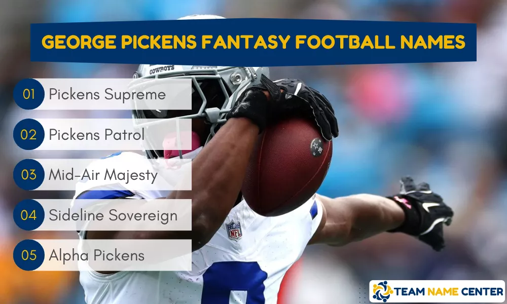 George Pickens Fantasy Football Names George Pickens Fantasy Football Names