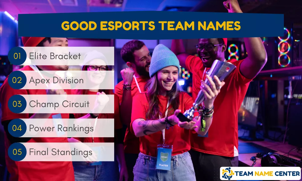 Good Esports Team Names Good Esports Team Names