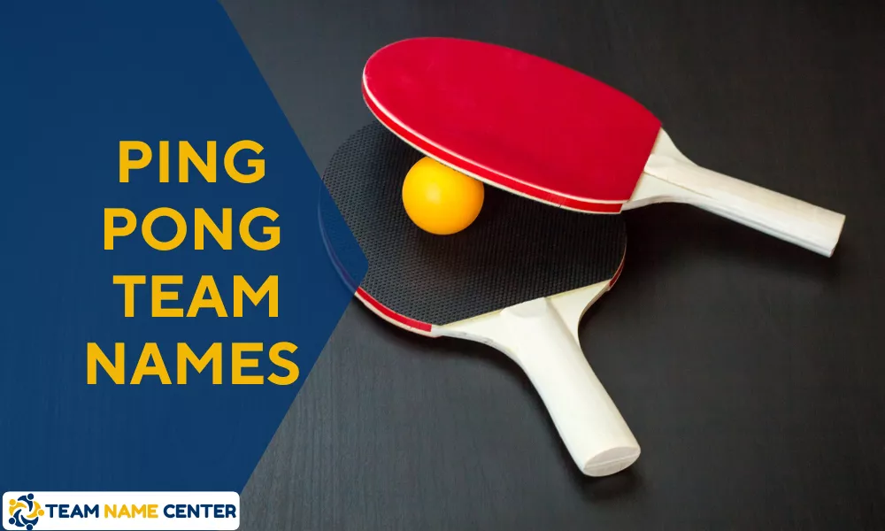 Ping Pong Team Names