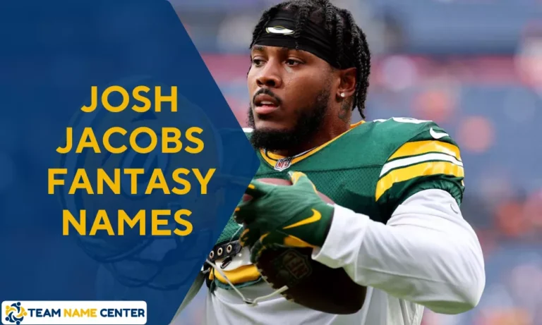 Josh Jacobs Fantasy Team Names