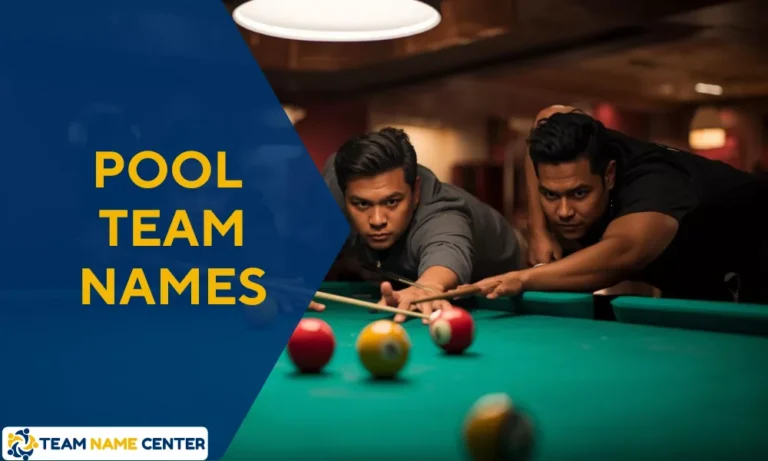 Pool Team Names